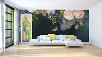 Elegant Floral Arch Wall Mural
