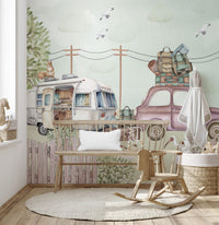 Gypsy Caravan Capers Mural - Giffywalls