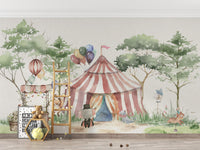 Whimsy Woodland Circus Wallpaper - Giffywalls