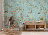3D Vintage Chinoiseries Wallpaper Murals - Giffywalls