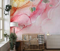 Abstract Alcohol Ink Painting Murals Wallpaper - Giffywalls