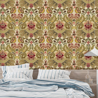 Regal Petals Damask wallpaper showcasing timeless floral elegance.

