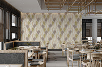 Trendy self-adhesive wallpaper with lily serenity