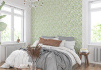 Springtime wallpaper with soft botanical flow

