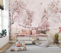Frolic Forest Fables Wallpaper Mural - Giffywalls
