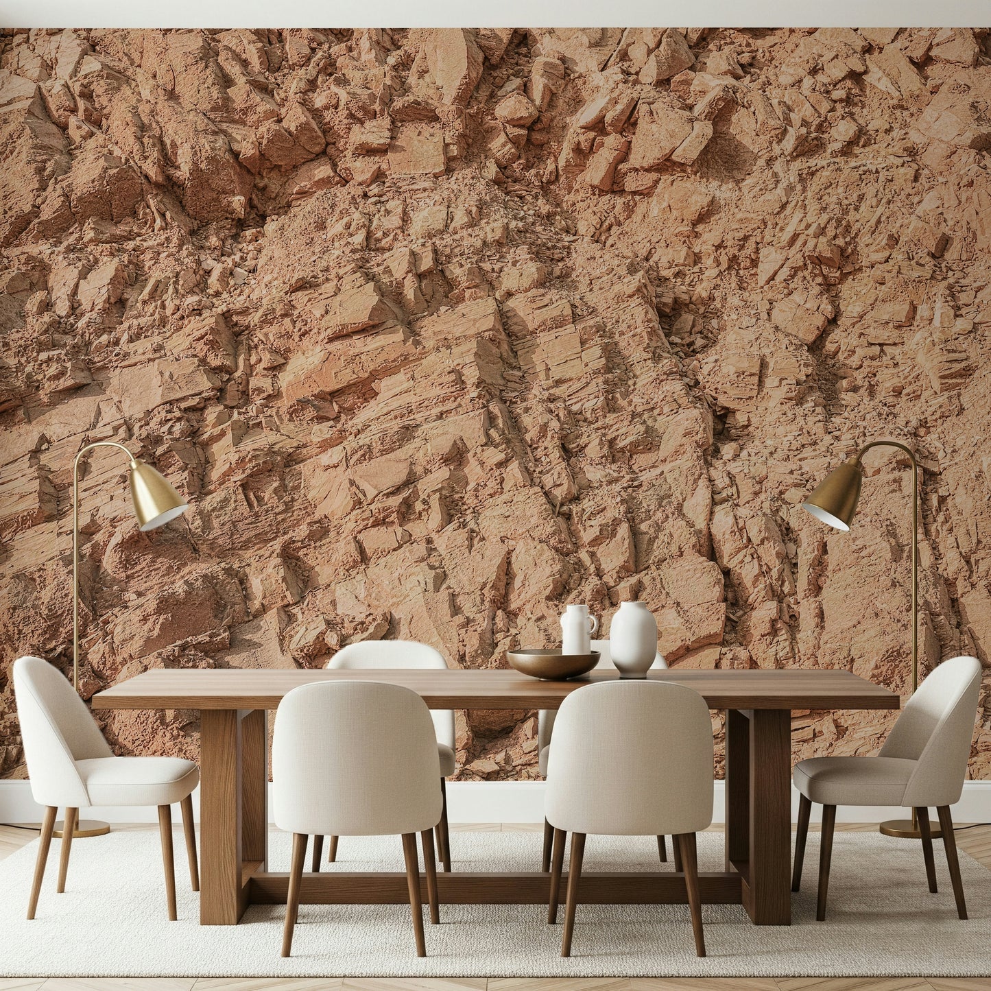 A classic earthy wallpaper for walls.

