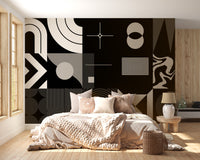 Geometric Elegance Wall Mural - Giffywalls