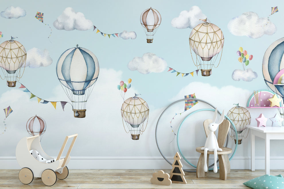 Hot Air Balloon Bonanza Wallpaper Wall Murals Hot Air Balloon Bonanza Wallpaper Wall Murals