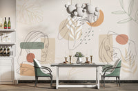 Artistic Contour Elegance Artwork Mural for decor