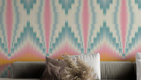 Sunset Mirage Diamond Array Wallpaper Mural

