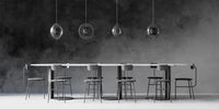 Sophisticated grayscale mural for walls
