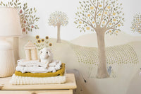 Serene bucolic bliss mural for rooms