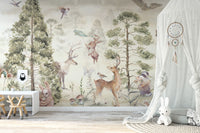 Graceful Deer & Animals Wallpaper Murals - Giffywalls
