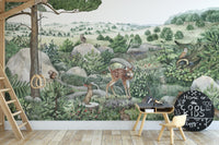 Happy Hills Wallpaper Wall Murals - Giffywalls