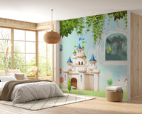 Princess Castle Wallpaper Mural - Giffywalls