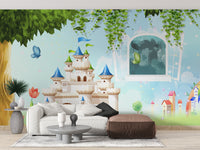 Fantasy castle wallpaper for fairytale vibes
