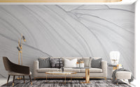 Elegant grey marble wallpaper for decor
