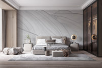 Unique Grey Marble Designed Wallpaper Murals - Giffywalls