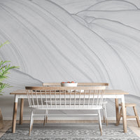 Unique Grey Marble Designed Wallpaper Murals - Giffywalls