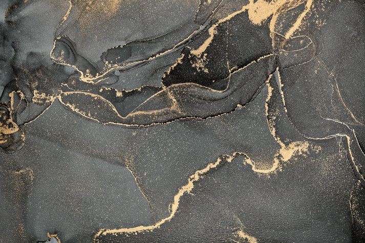 Murale di carta da parati artistica alcol grigio scuro in your room — zoomed