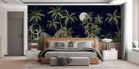 Tropical Night Sky Wallpaper Mural - Giffywalls