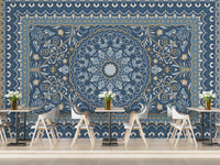 Elegant Persian carpet wallpaper mural design