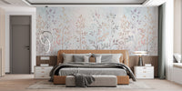 Colorful Field Long Grass Wallpaper Mural - Giffywalls