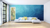 Living Room Vibes with Ocean Explosion Wallpaper