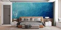 Bedroom Elegance: Ocean Explosion Wallpaper for Walls
