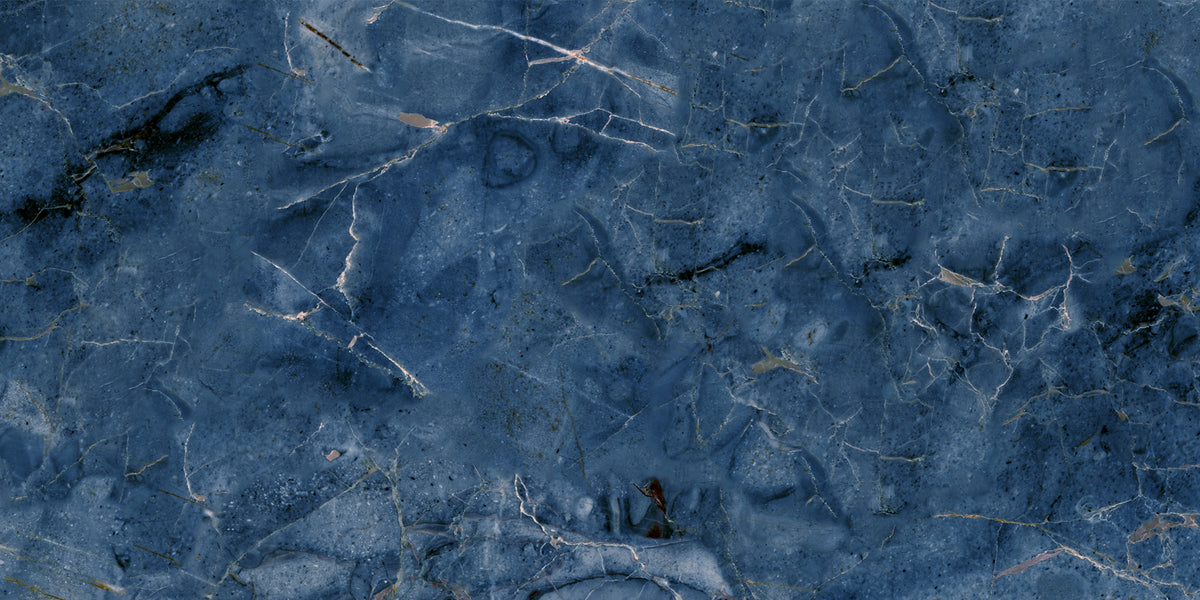 Blauer Marmor strukturierter Hintergrund Wallpaper Wandbild