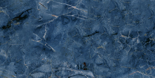 Fond de fond en marbre bleu peint mural mural