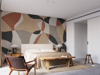 Contemporary Geometric Shapes Mural Wallpaper