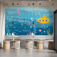 Watercolor Underwater Sea Life Wallpaper - Giffywalls