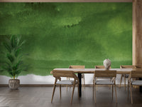 Dark Green Peel and Stick Wallpaper Mural - Giffywalls