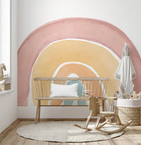 Watercolor Rainbow Colorful Wallpaper Murals - Giffywalls