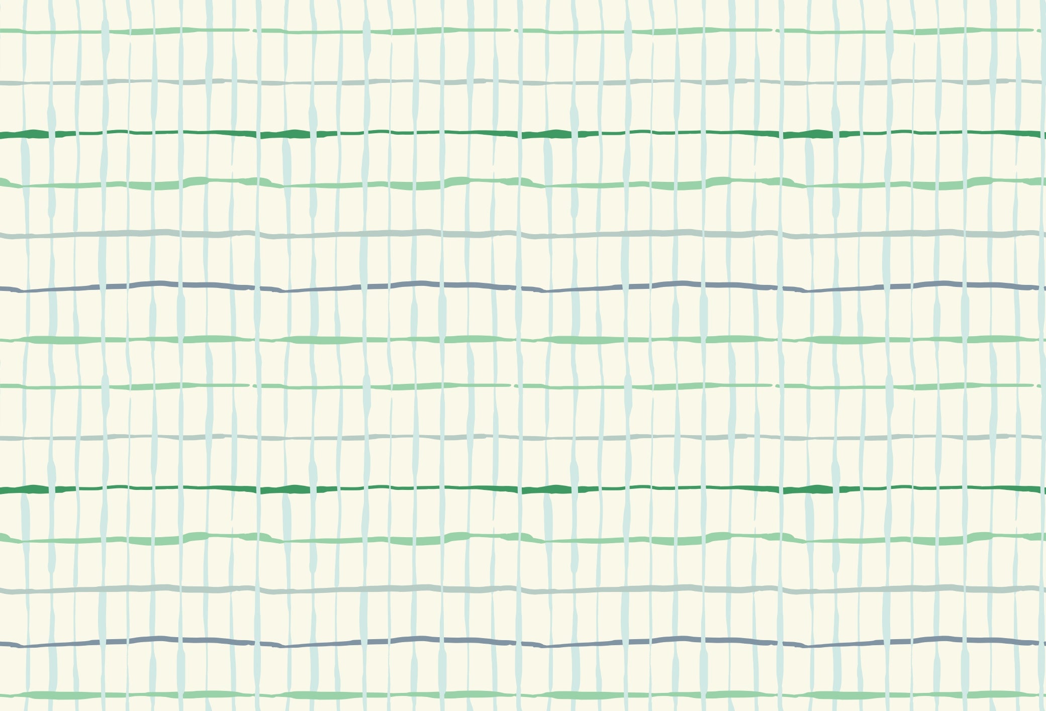 Ljusgrön handdrawn linjer tapeter in your room — zoomed