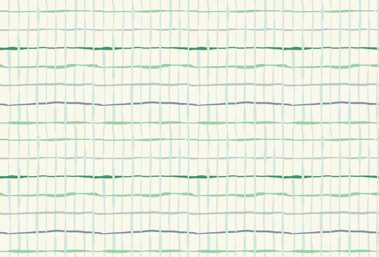 Light Green Handdrawn Lines Wallpaper