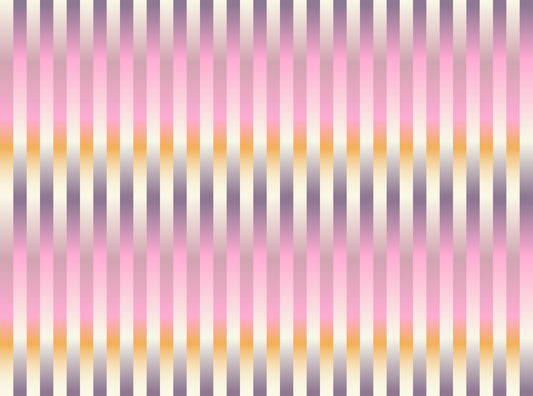 Blurred Stripes Lilac Wall Mural