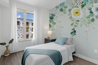 Hanging Flower Wall Wallpaper Murals - Giffywalls