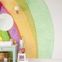 Watercolor Painted Strokes Wallpaper Murals - Giffywalls