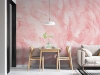 Artistic soft pink feather wallpaper