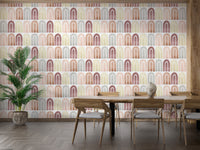 Pastel boho peel-and-stick wall art
