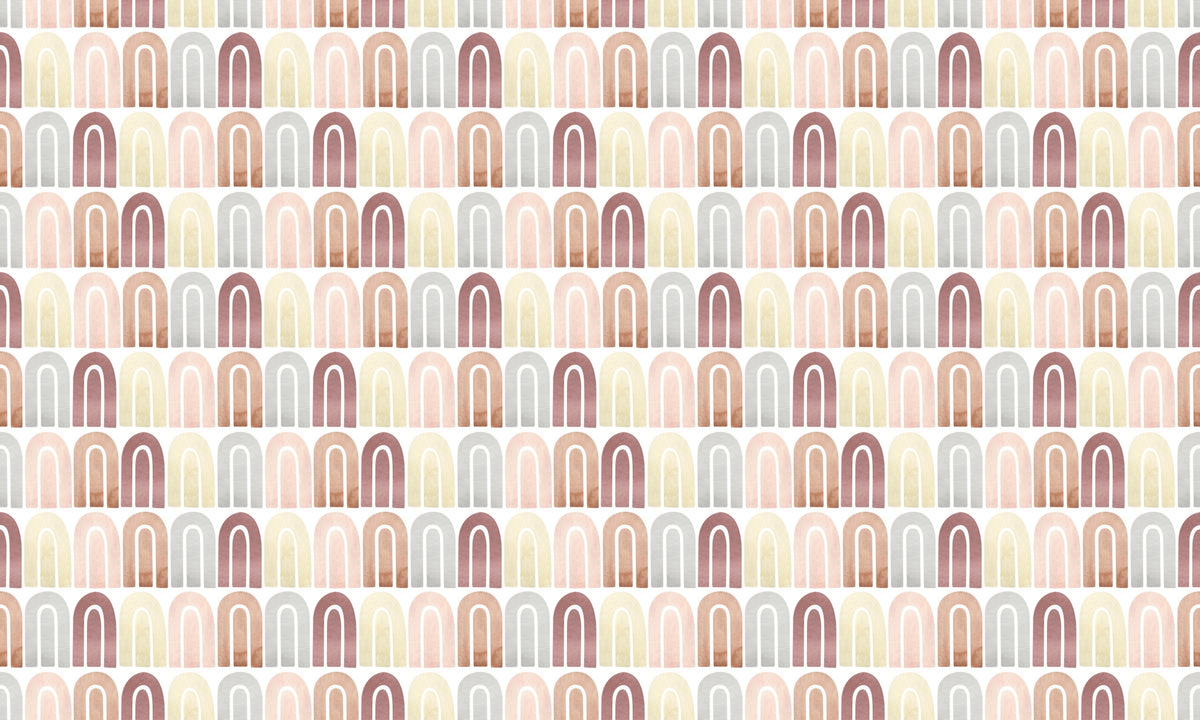 Boho Watercolor Peel and Stick Wallpaper