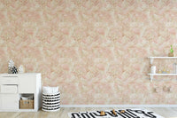 Peel and stick dry palm wall mural style