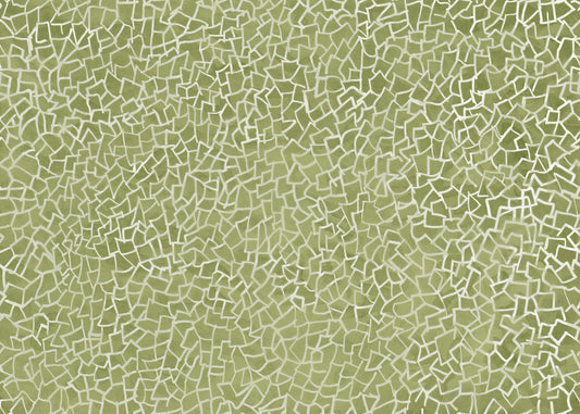 Green Geometric Mosaic Wallpaper Mural