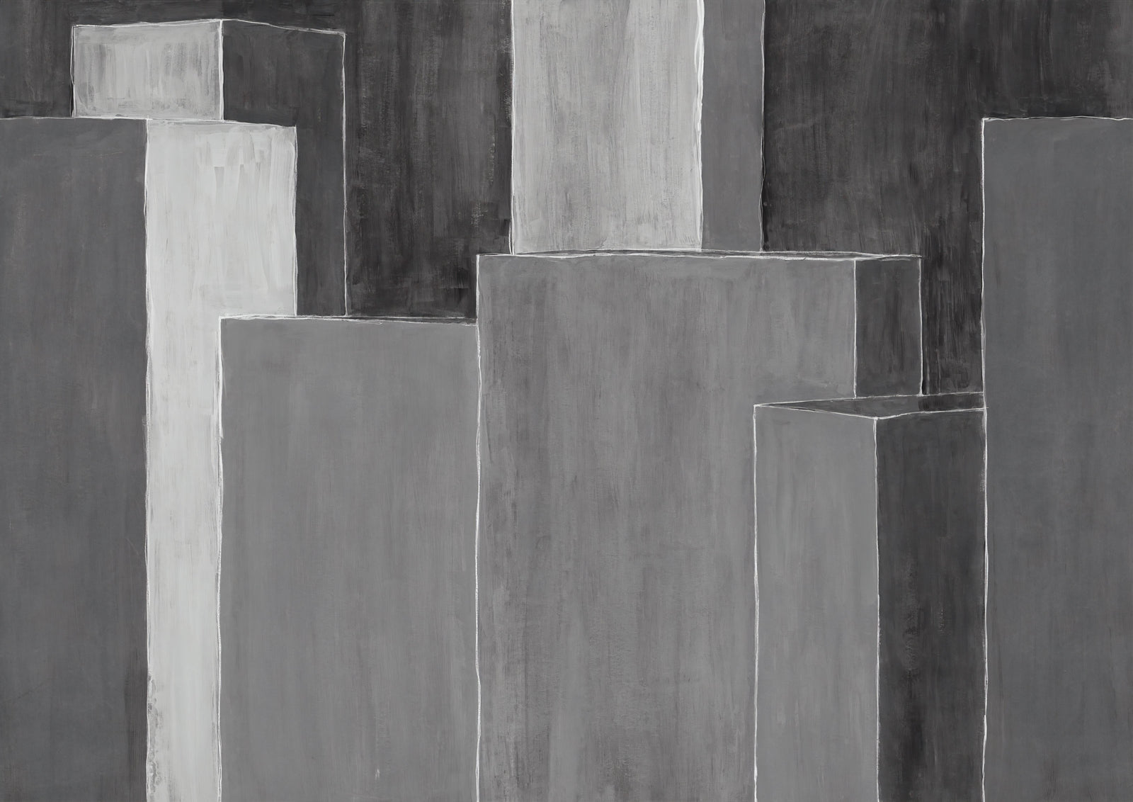 Abstract Gray Geometric Wallpaper