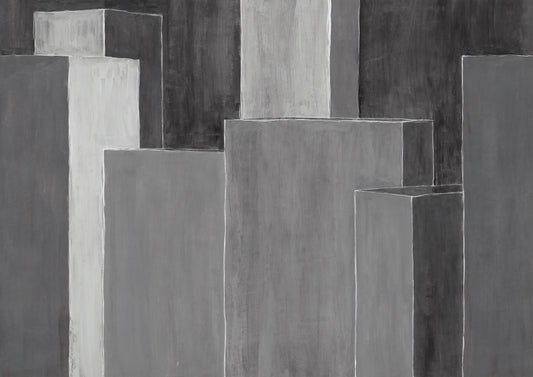 Abstract Gray Geometric Wallpaper