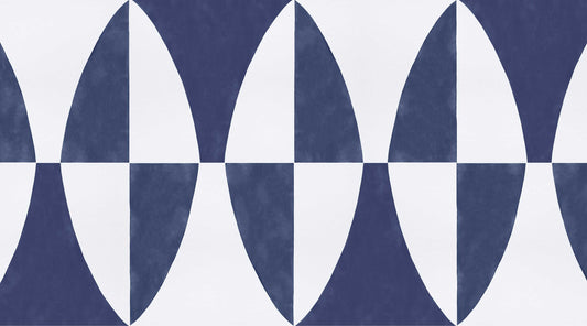 Tapeta granatowego wzoru geometrycznego