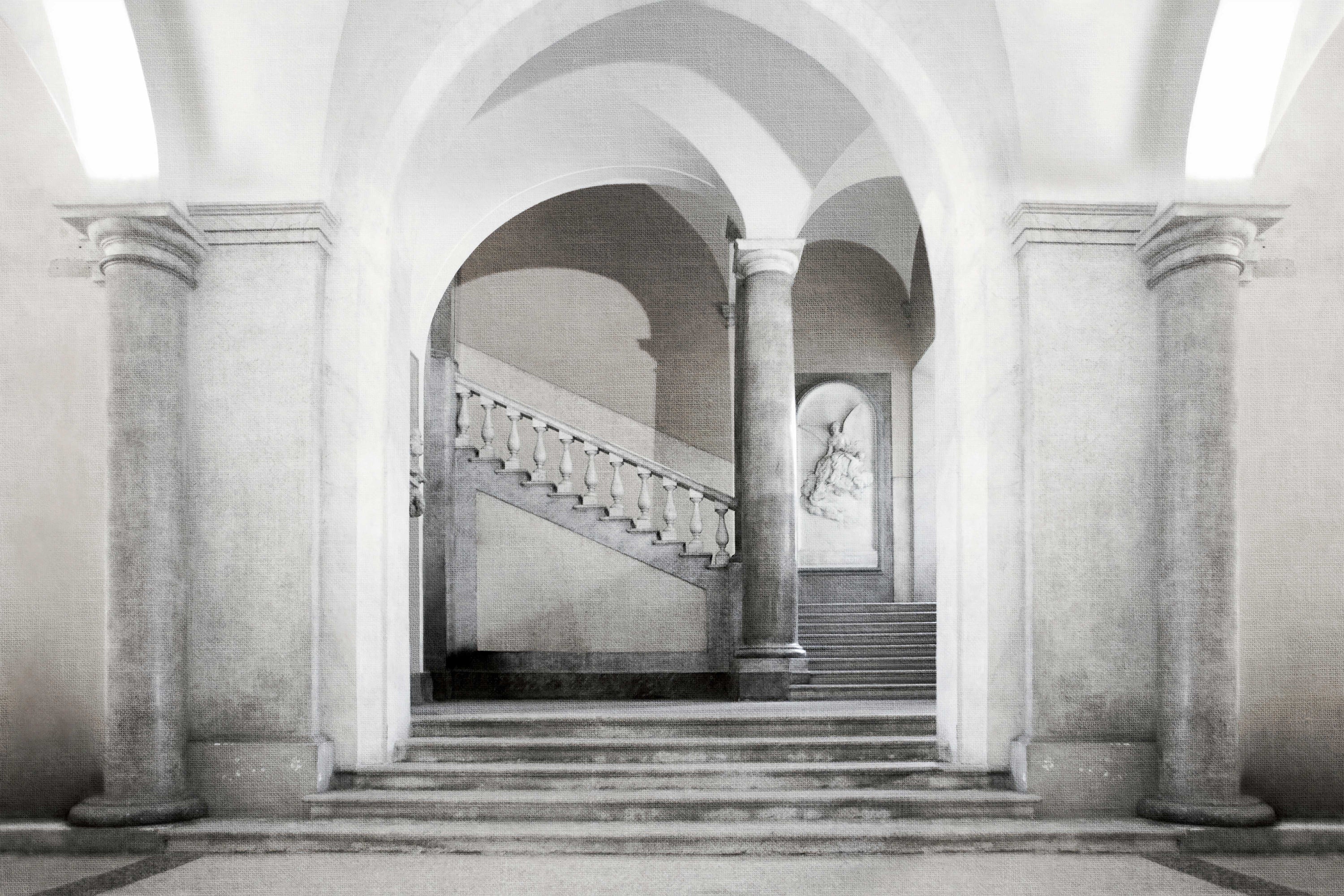 Grand Neoclassical Archway Mural in your room — zoomed