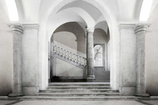 Grand Neoclassical Archway Mural